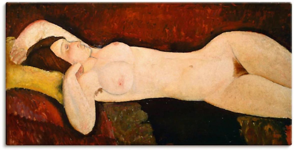 Artland Wandbild »Akt einer schlafenden Frau«, Frau, (1 St.), als Leinwandb günstig online kaufen