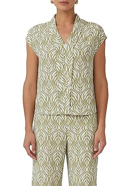 s.Oliver BLACK LABEL Kurzarmbluse mit All-Over Print günstig online kaufen