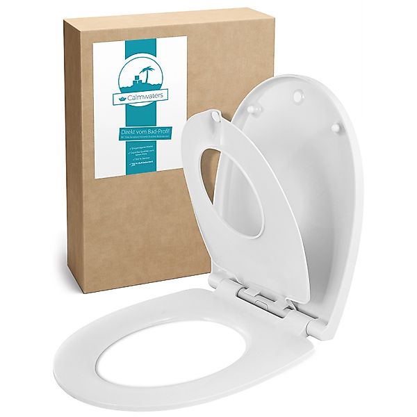 Calmwaters Kinder-WC-Sitz Familien WC-Sitz, Kindersitz, Absenkautomatik, günstig online kaufen