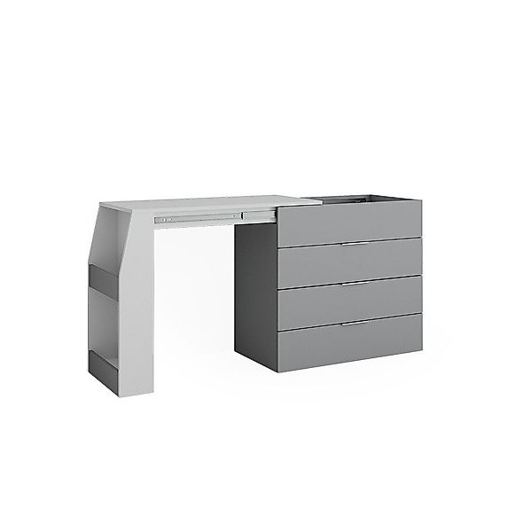 Vicco Schreibtisch Iva, Grau, 95.5 x günstig online kaufen