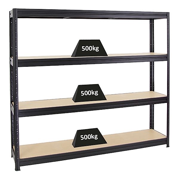 PROREGAL® Schwerlastregal DINO 180x200x45cm Fachlast 500kg günstig online kaufen