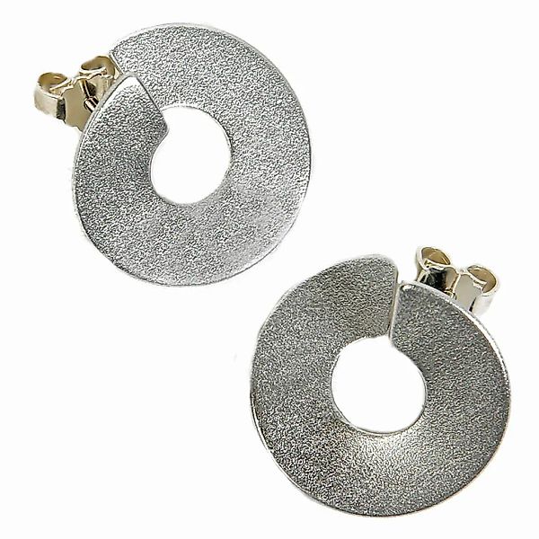 DeMarie Paar Ohrstecker "eloxiertes Aluminium silberfarben" günstig online kaufen