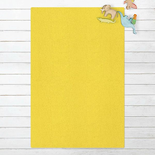 Kork-Teppich Colour Lemon Yellow günstig online kaufen