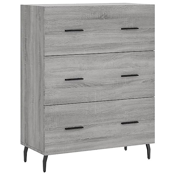 vidaXL Sideboard Grau Sonoma 69,5x34x90 cm Holzwerkstoff 827874 günstig online kaufen