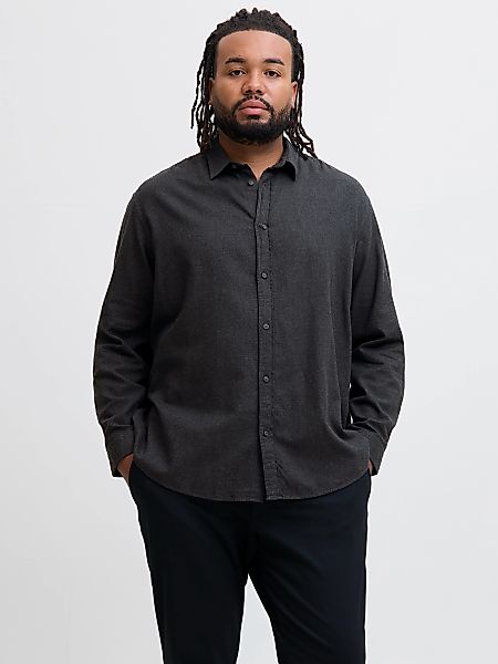 Jack & Jones PlusSize Langarmhemd "JJECLASSIC MELANGE SHIRT L/S SN PLS" günstig online kaufen