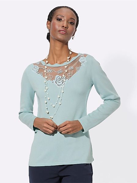 creation L Strickpullover "Lyocell-Viskose-Mix-Pullover" günstig online kaufen