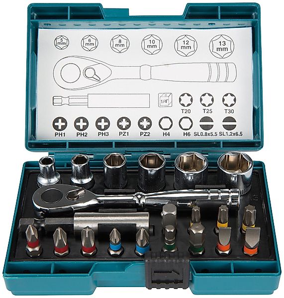 Makita Bit-Set B-54081, 21-St., 21-tlg. inkl. günstig online kaufen