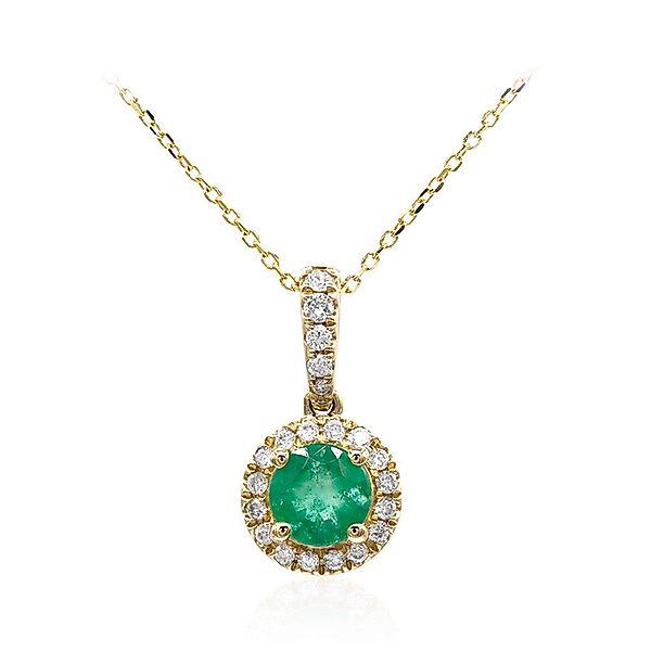 Cavill Goldkette Cavill AAA-Sambia-Smaragd Halskette 0,57 günstig online kaufen