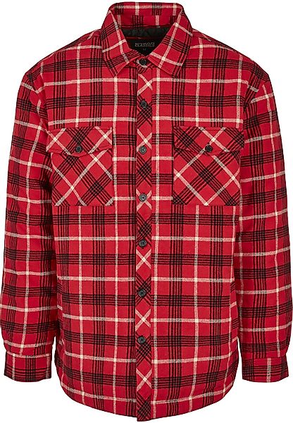 URBAN CLASSICS Funktionsmantel "Urban Classics Herren Plaid Quilted Shirt J günstig online kaufen