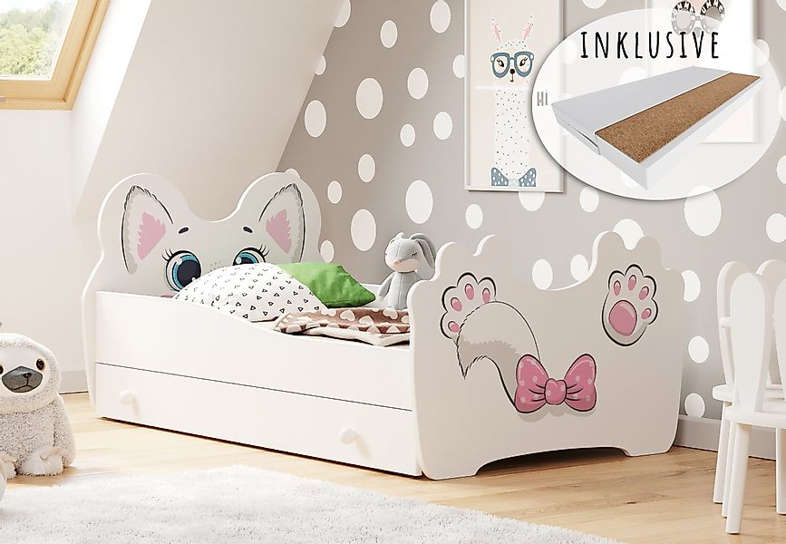 Kids Collective Kinderbett Jugendbett 70x140 80x160 mit Matratze, Schublade günstig online kaufen