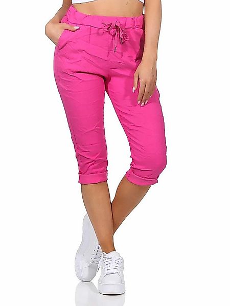 OriginalYou 7/8-Hose Damen Sommerhose Caprihose Kurze Hose moderne Knittero günstig online kaufen