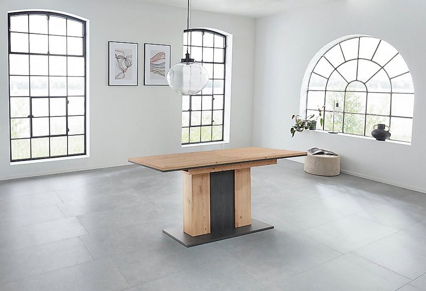 HELA Esstisch Atlanta T, Ausziehbar von Breite 160-210 cm günstig online kaufen