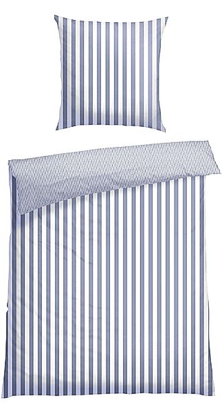 Schiesser Wendebettwäsche "Marie aus weicher Baumwolle und Streifen Allover günstig online kaufen