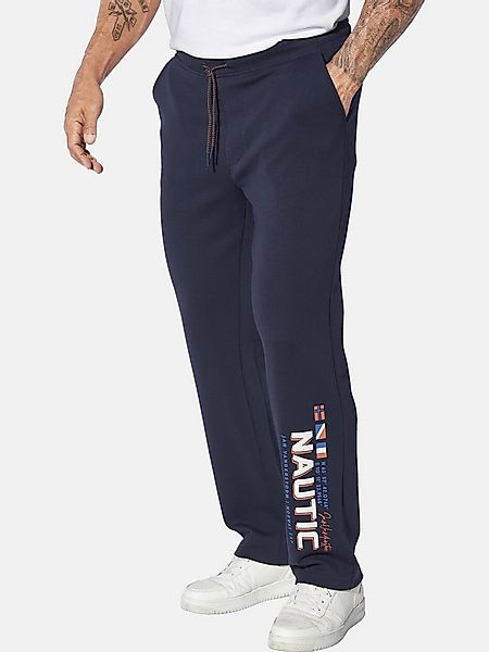 Jan Vanderstorm Jogginghose HOLDHELM mit großem Aufdruck günstig online kaufen