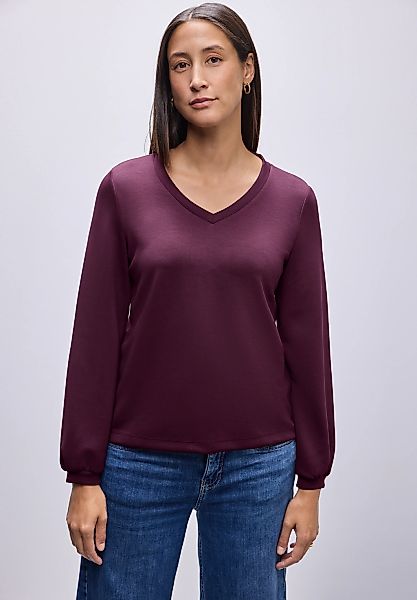 STREET ONE Langarmshirt im Silk Look günstig online kaufen