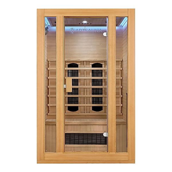 Artsauna Infrarotkabine Wärmekabine Nyborg S120K mit Keramik Flächenstrahle günstig online kaufen
