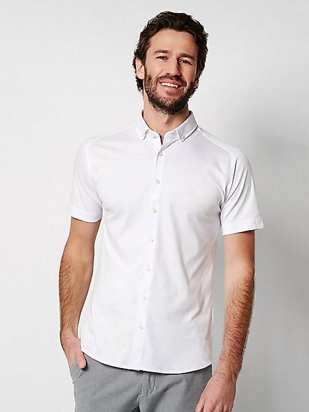 DESOTO Kurzarmhemd "Jerseyhemd Casual Modern Button Down halbarm" Flexibler günstig online kaufen
