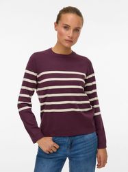 Vero Moda Rundhalspullover VMSABA PLAIN LS günstig online kaufen