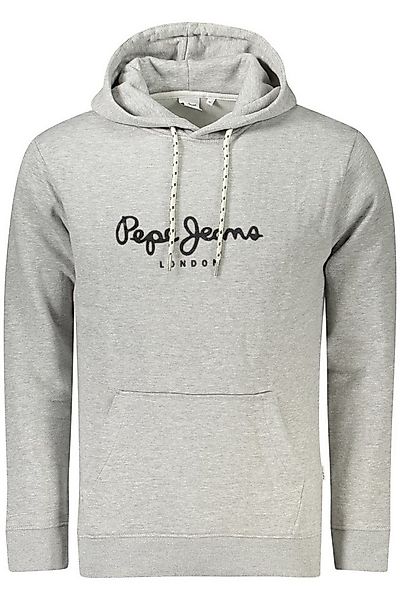 Pepe Jeans Sweatshirt Herren Kapuzen-Sweatshirt Grau: Gefüttert günstig online kaufen