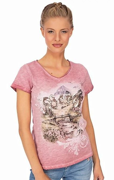 Hangowear Trachtenshirt T-Shirt ZADORA rosa günstig online kaufen