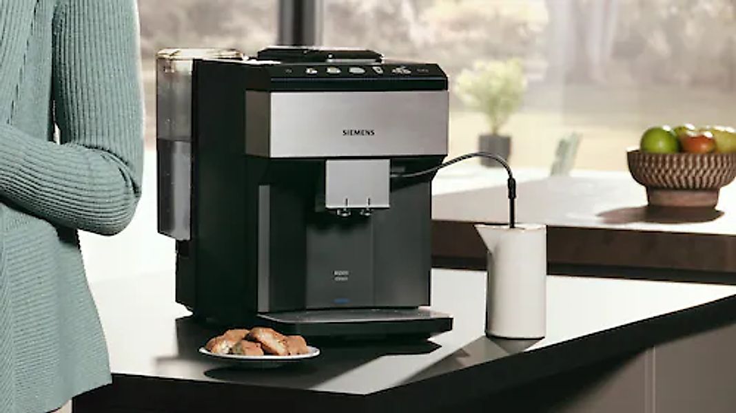 SIEMENS Kaffeevollautomat »TP516DX3«, intuitives Farbdisplay, automatische günstig online kaufen