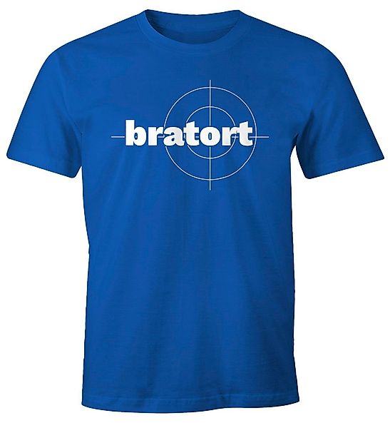 MoonWorks Print-Shirt Herren T-Shirt bratort Fun-Shirt günstig online kaufen