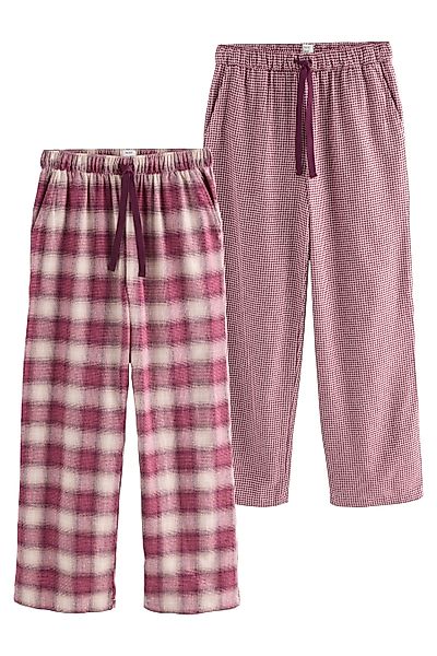 Next Pyjamahose Bequeme Pyjamahosen, 2er-Pack (2-tlg) günstig online kaufen