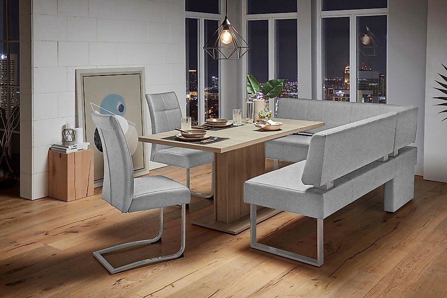 Home affaire Eckbank "Rab", in 2 Breiten (180 oder 200 cm), Bezug in versch günstig online kaufen