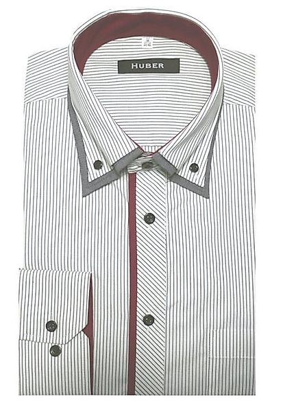 Huber Hemden Langarmhemd HU-0446 Button-Down, Doppelkragen, günstig online kaufen