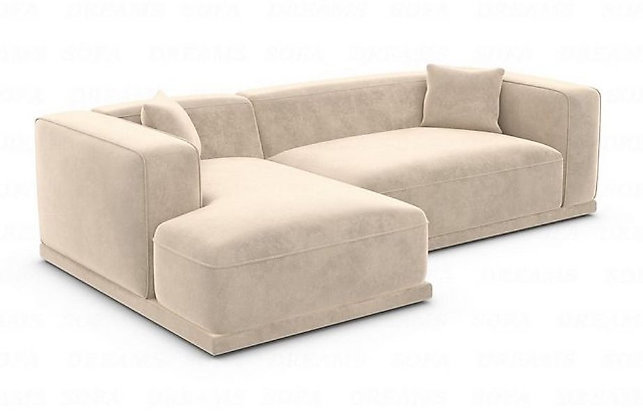 Sofa Dreams Ecksofa Polster Eck Sofa Stoff Couch Stoffsofa Modern Merida L günstig online kaufen