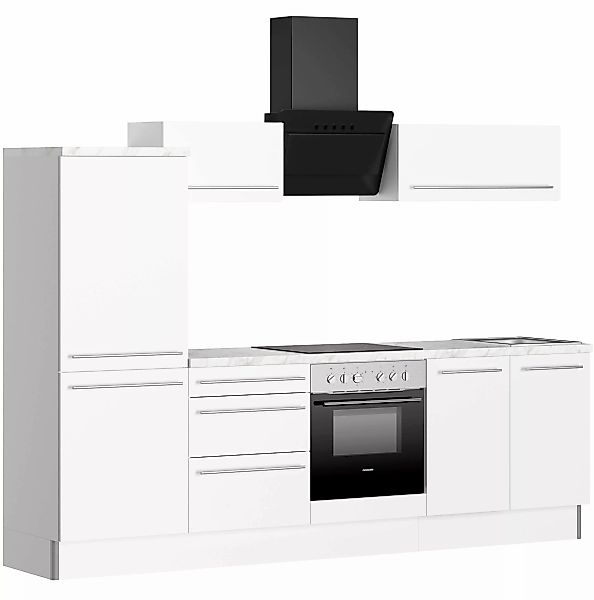 KOCHSTATION Küche "KS-Bern2", Breite 270 cm, wahlweise mit E-Geräten, Seite günstig online kaufen