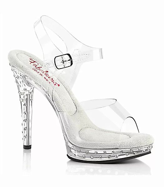 GLORY-508SDT High Heels Sandalette  - Klar | Fabulicious   (Schuhgröße: EUR günstig online kaufen