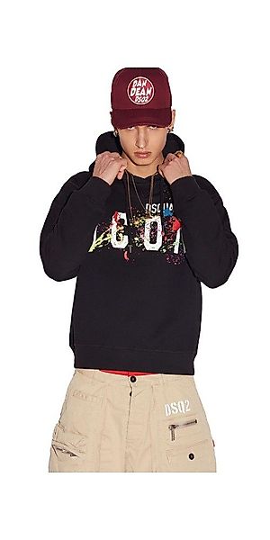 Dsquared2 Rundhalspullover Dsquared2 Icon Splash Hoodie günstig online kaufen
