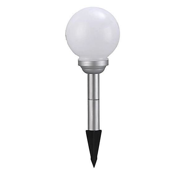 Dapo Solar Kugelleuchte Ola 30cm mit Erdspieß Kunststoff IP44 günstig online kaufen