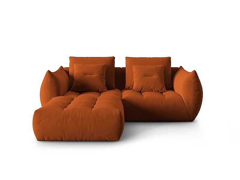 Micadoni | Ecksofa Bloom 3-Sitzer Samt günstig online kaufen