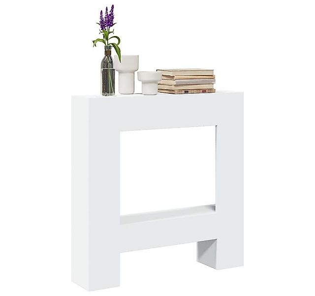 vidaXL Kaminumbauschrank Kaminumrandung Weiß 81x18x82 cm Holzwerkstoff günstig online kaufen