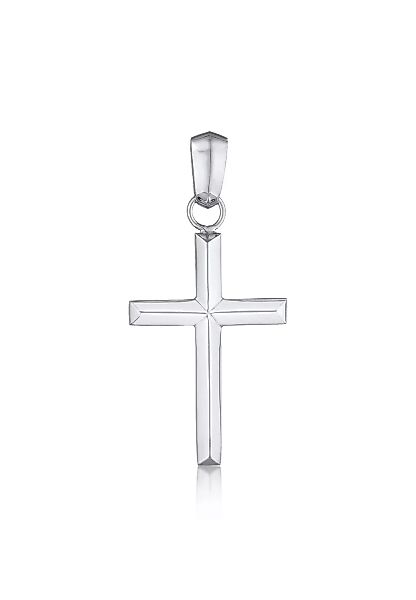 Kuzzoi Kettenanhänger "Kreuz Modern 925 Silber" günstig online kaufen