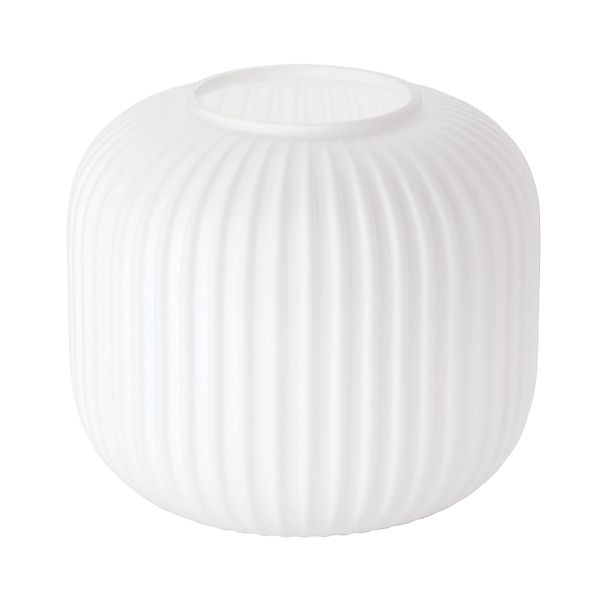 Orion Lightstyle Glas Lampenschirm Ø 200 mm Weiß E27 günstig online kaufen