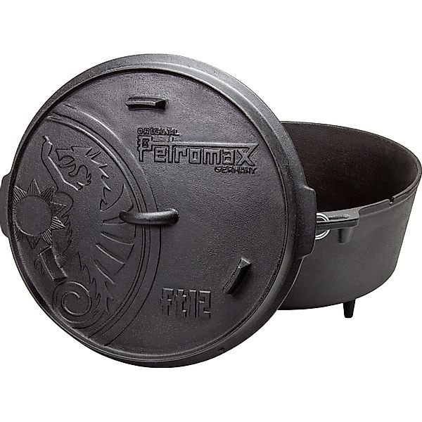 Petromax Dutch Oven FT12 Schwarz mit Standfüßen 10,8 l günstig online kaufen