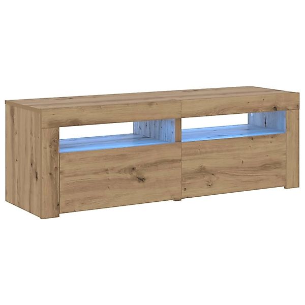 vidaXL TV-Schrank mit LED Artisan-Eiche 120x35x40 cm Holzwerkstoff 856314 günstig online kaufen