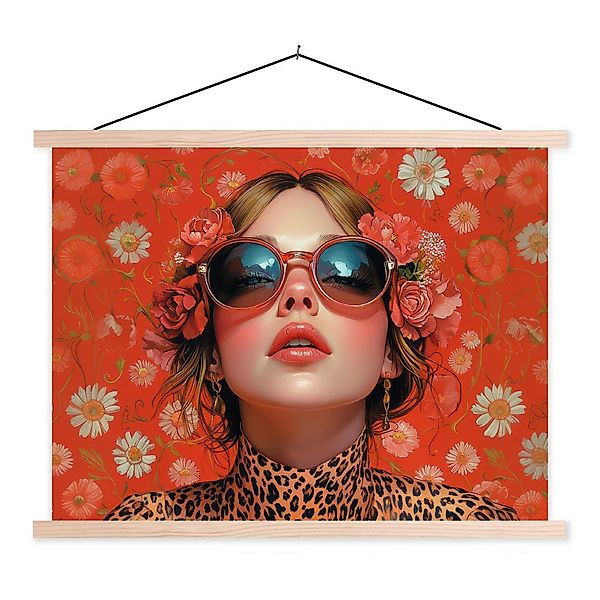 MuchoWow Poster Frau - Bunt - günstig online kaufen