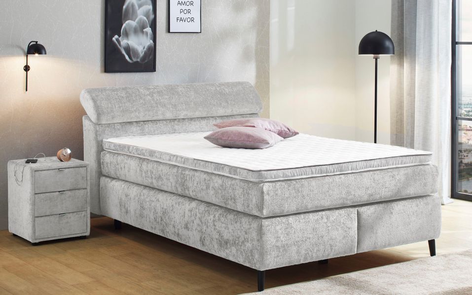 Jockenhöfer Gruppe Boxspringbett "Diva, inkl. 7-Zonen-TTFK-Matratze" Kopfte günstig online kaufen