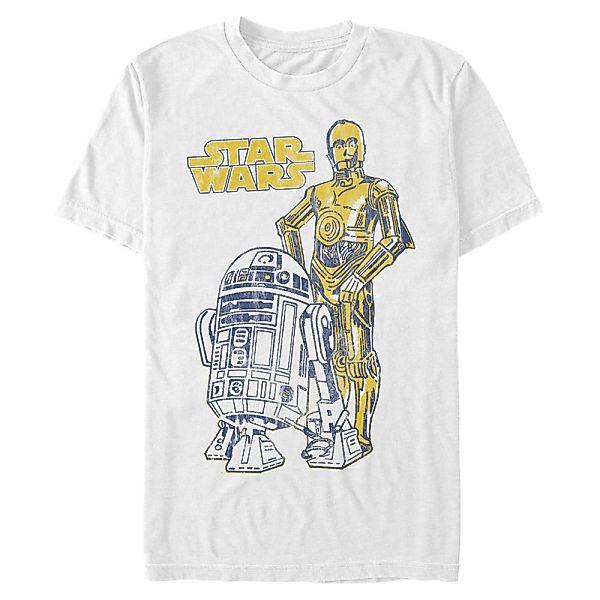 Star Wars - R2-D2 & C-3PO Oversized Droid Friends - Männer T-Shirt günstig online kaufen