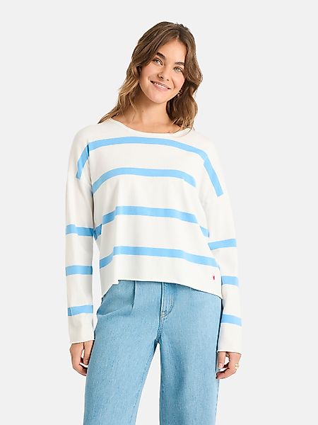 Lieblingsstück Rundhalspullover "MarciEP" mit Streifen günstig online kaufen