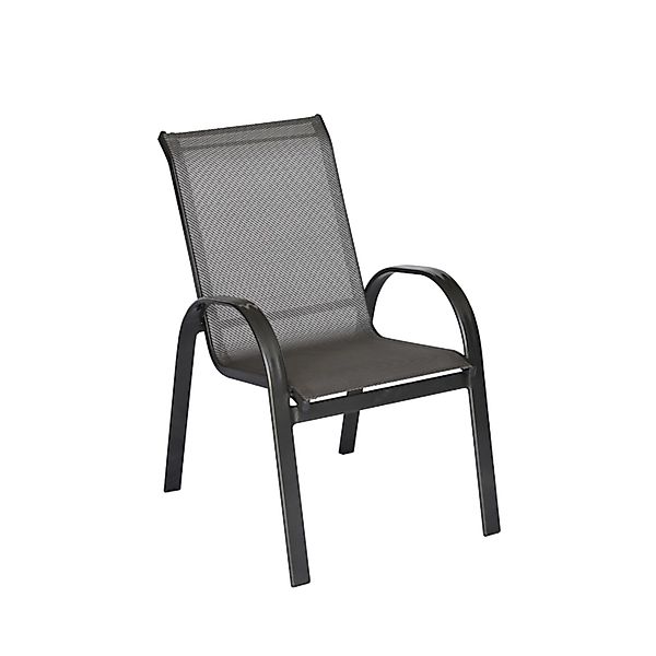 Merxx Amalfi Stapelsessel 2er-Set Graphit-Grau günstig online kaufen