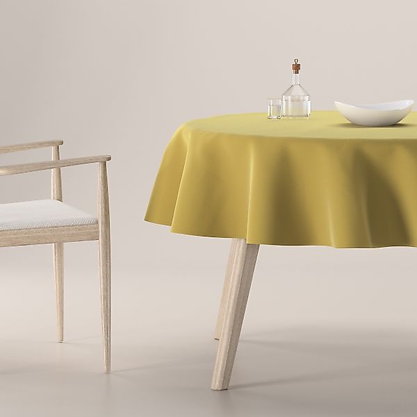 Runde Tischdecke, olivegrün, Velvet (704-27) günstig online kaufen