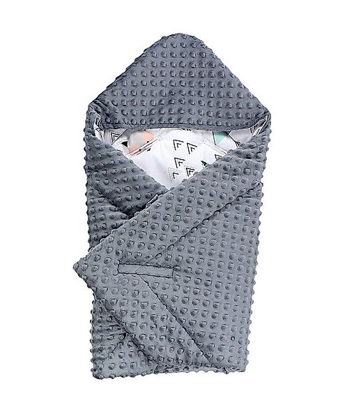 Einschlagdecke Baby Winter Einschlagdecke für Babyschale Wattiert Minky, Tu günstig online kaufen
