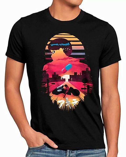 style3 T-Shirt Herren T-Shirt Kaneda Sunset akira manga anime cosplay japan günstig online kaufen