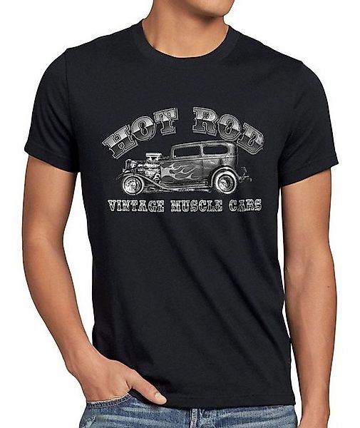style3 T-Shirt Vintage HOT ROD Muscle Car Motor Auto Rocker Action US ford günstig online kaufen