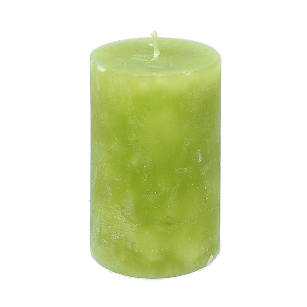 B&S Stumpenkerze Kerze durchgefärbt limone 12 günstig online kaufen